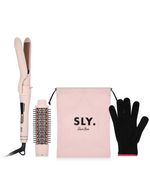 Rose Pink Straightener+Thermal Brush