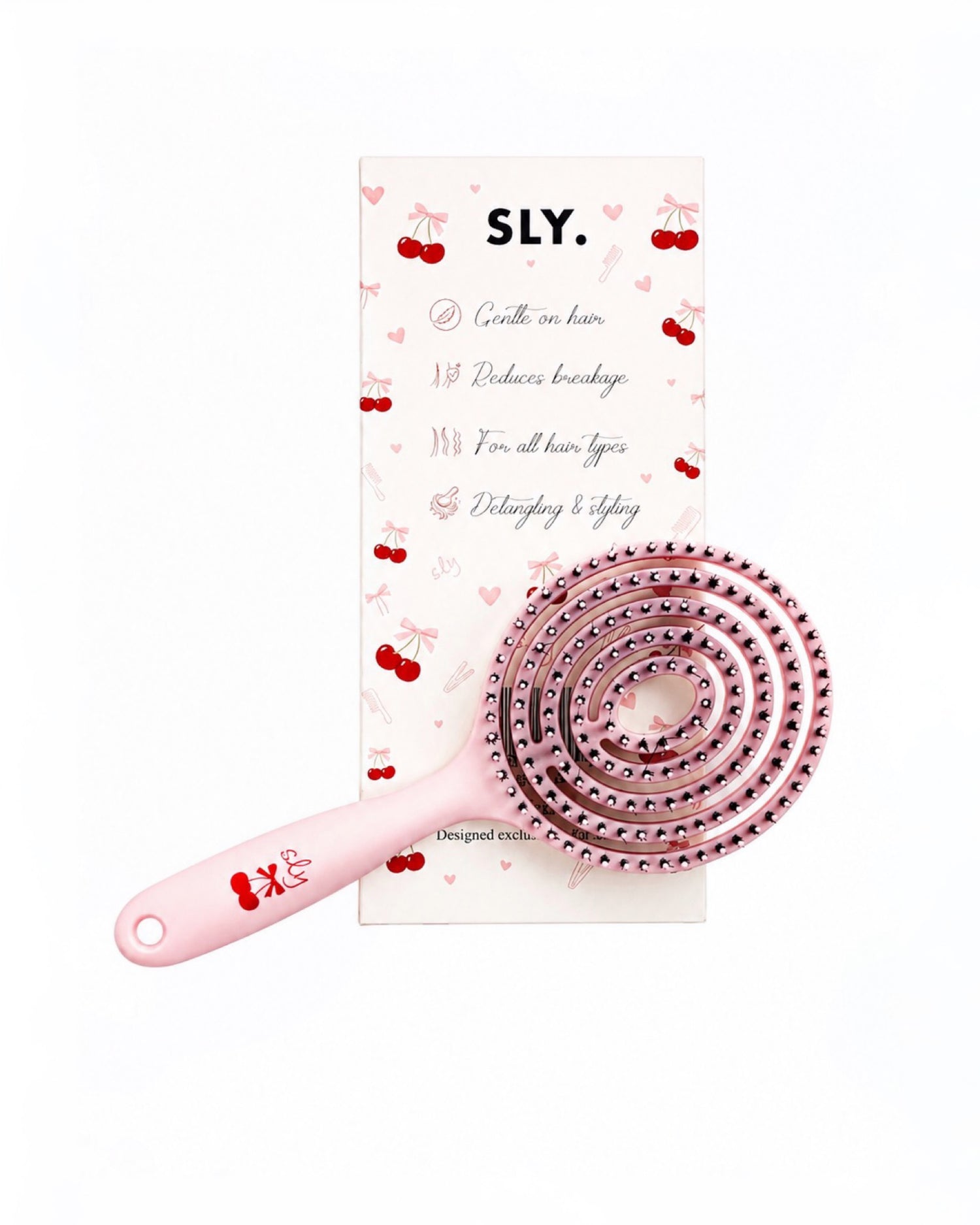 Cherry Spiral Brush
