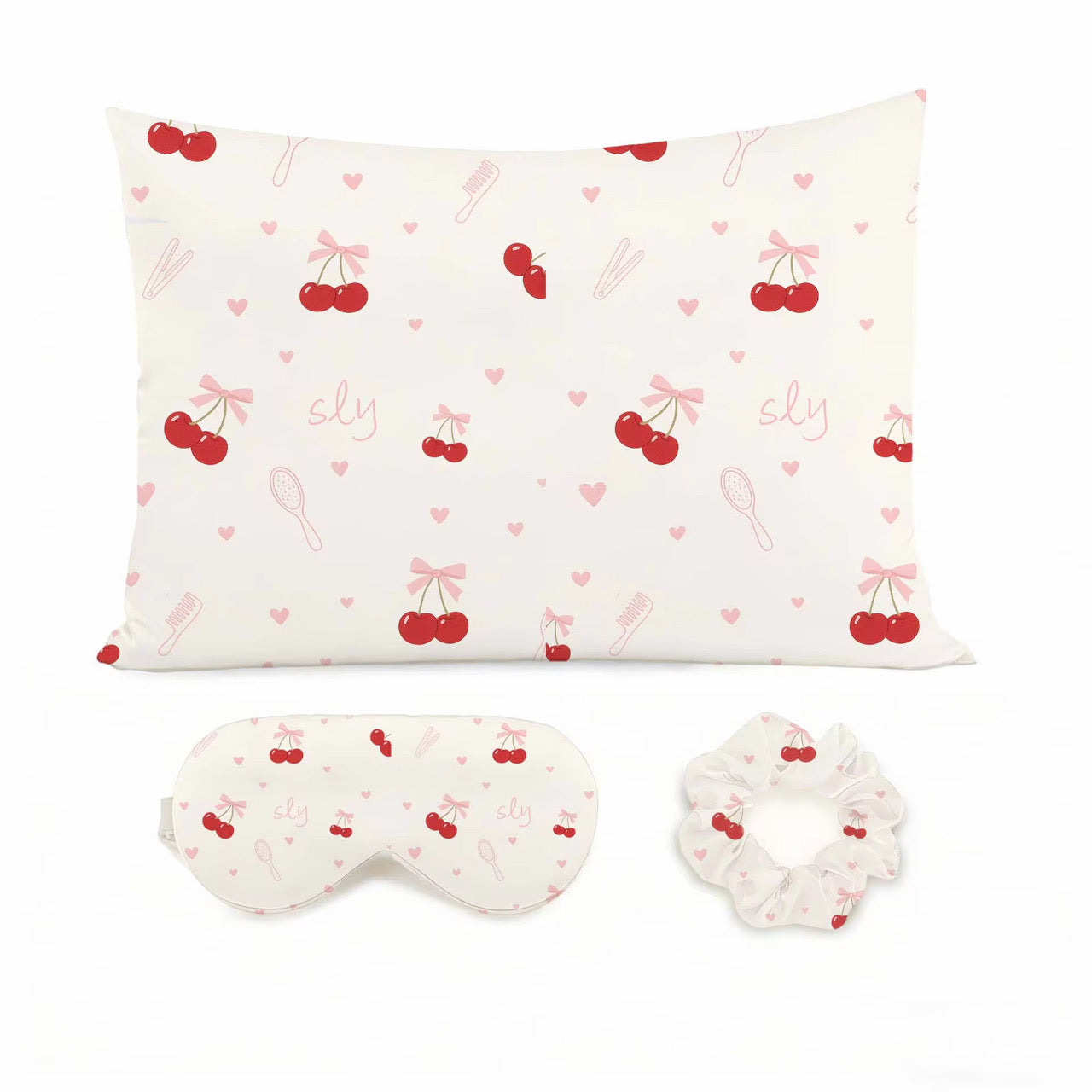 Cherry Mulberry Silk Sleep Set